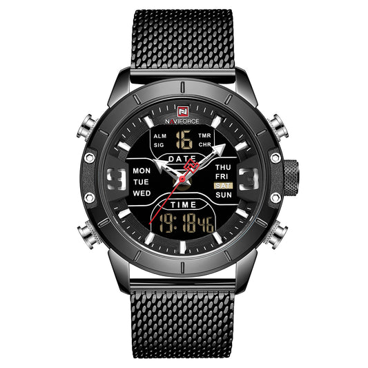 Sports men's watches stainless steel