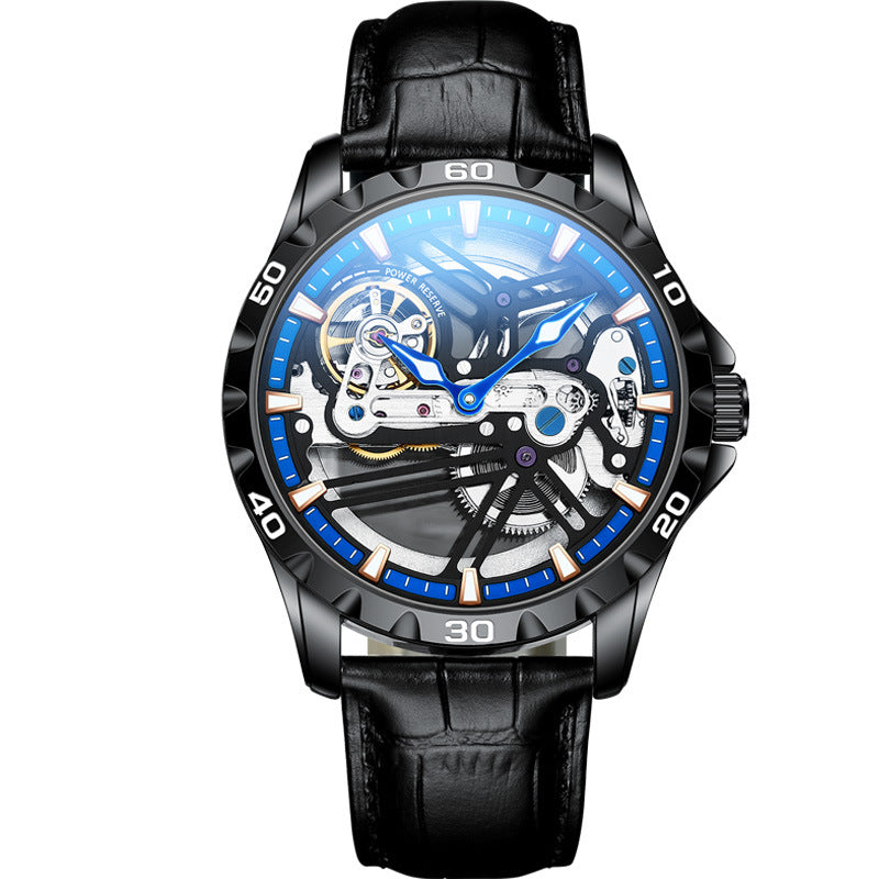 Automatically operated mechanical timepieces watch for men