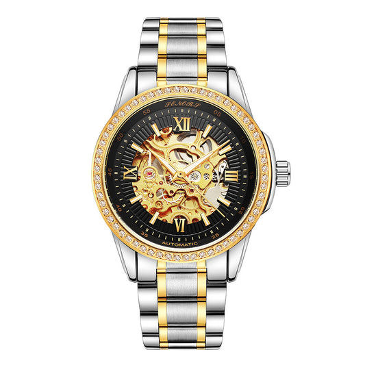 Senas SN019 hollow automated mechanical watches, business and leisure waterproof watches for men